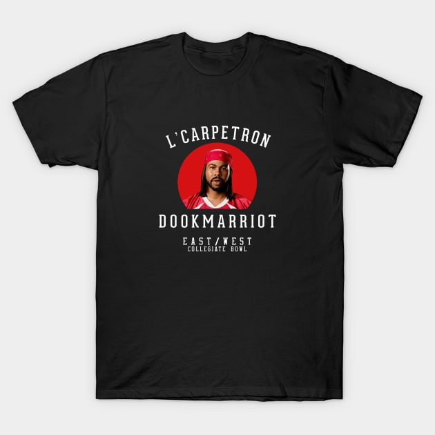 L'Carpetron Dookmarriot - East/West Collegiate Bowl T-Shirt by BodinStreet